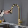 Stainless steel kitchen faucet