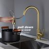 Stainless steel kitchen faucet